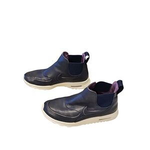 Nike Air Max Blue and White Slip-On Sneakers Ankle Boots